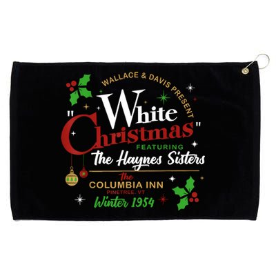 White Christmas Movie 1954 Xmas Song Haynes Sisters Xmas Grommeted Golf Towel