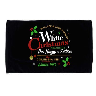 White Christmas Movie 1954 Xmas Song Haynes Sisters Xmas Microfiber Hand Towel