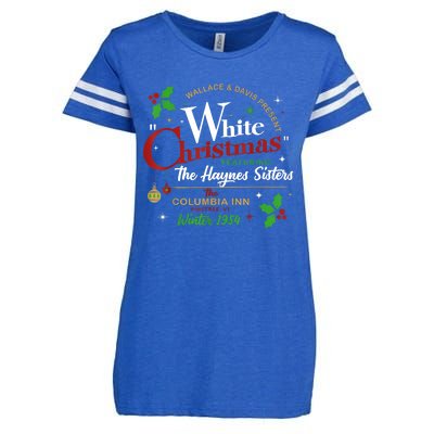 White Christmas Movie 1954 Xmas Song Haynes Sisters Xmas Enza Ladies Jersey Football T-Shirt