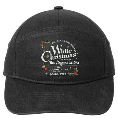 White Christmas Movie 1954 Xmas Song Haynes Sisters Xmas 7-Panel Snapback Hat