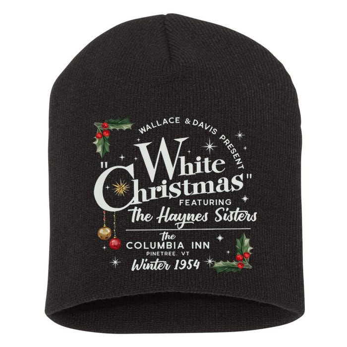 White Christmas Movie 1954 Xmas Song Haynes Sisters Xmas Short Acrylic Beanie