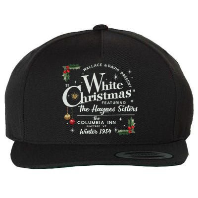 White Christmas Movie 1954 Xmas Song Haynes Sisters Xmas Wool Snapback Cap