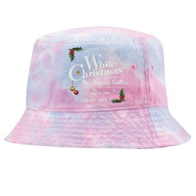 White Christmas Movie 1954 Xmas Song Haynes Sisters Xmas Tie-Dyed Bucket Hat