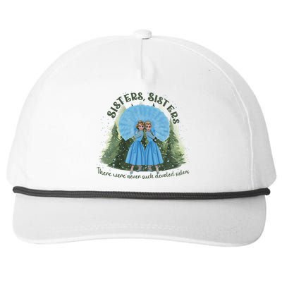 White Christmas Movie 1954 Bob Phil Betty Judy White Xmas Snapback Five-Panel Rope Hat