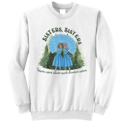 White Christmas Movie 1954 Bob Phil Betty Judy White Xmas Sweatshirt