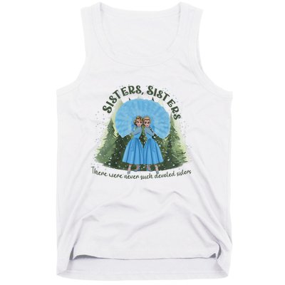 White Christmas Movie 1954 Bob Phil Betty Judy White Xmas Tank Top