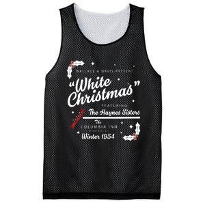 White Christmas Movie 1954 Xmas Song Haynes Sisters Xmas Mesh Reversible Basketball Jersey Tank