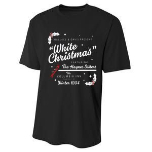 White Christmas Movie 1954 Xmas Song Haynes Sisters Xmas Performance Sprint T-Shirt