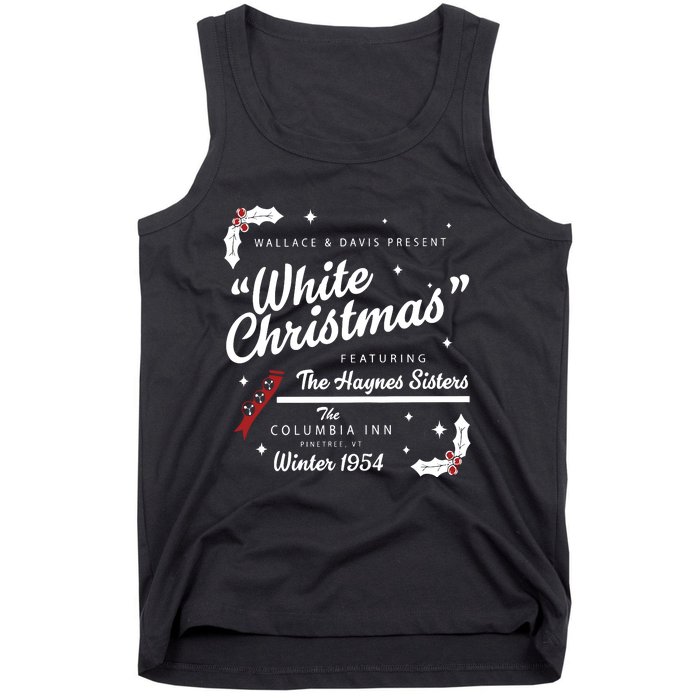 White Christmas Movie 1954 Xmas Song Haynes Sisters Xmas Tank Top