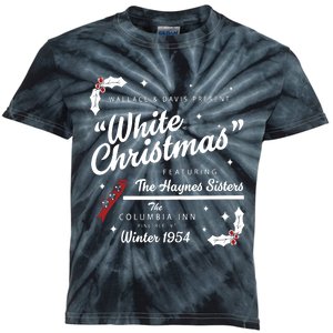 White Christmas Movie 1954 Xmas Song Haynes Sisters Xmas Kids Tie-Dye T-Shirt