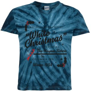 White Christmas Movie 1954 Xmas Song Haynes Sisters Xmas Kids Tie-Dye T-Shirt