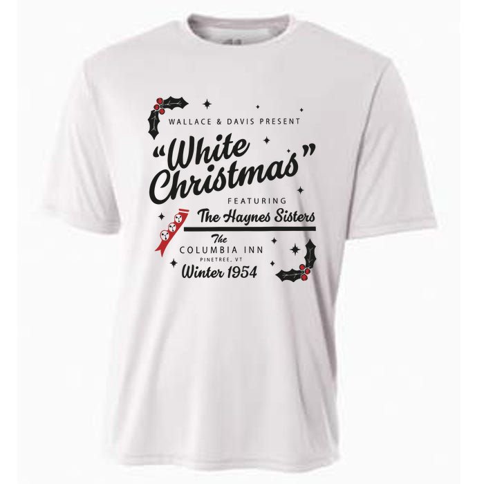 White Christmas Movie 1954 Xmas Song Haynes Sisters Xmas Cooling Performance Crew T-Shirt