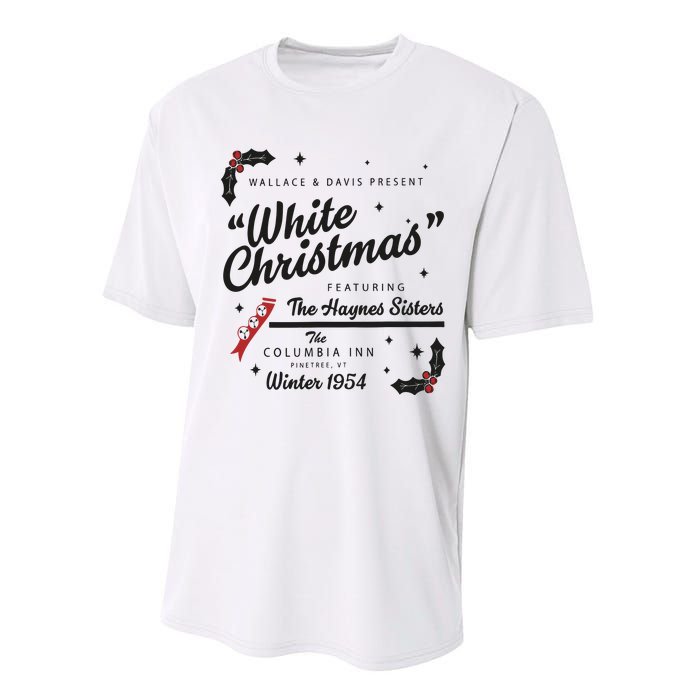 White Christmas Movie 1954 Xmas Song Haynes Sisters Xmas Performance Sprint T-Shirt