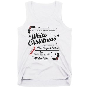 White Christmas Movie 1954 Xmas Song Haynes Sisters Xmas Tank Top