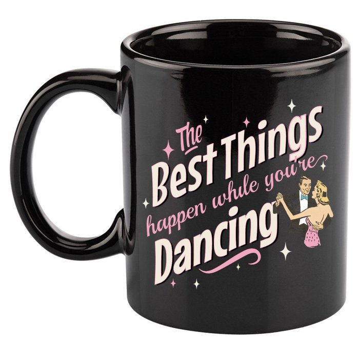 White Christmas Movie The Best Things Happen While YouRe Dancing 11oz C Handle Ceramic Mug