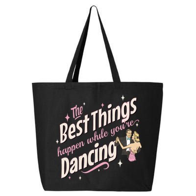 White Christmas Movie The Best Things Happen While YouRe Dancing 25L Jumbo Tote