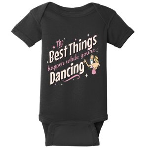 White Christmas Movie The Best Things Happen While YouRe Dancing Baby Bodysuit