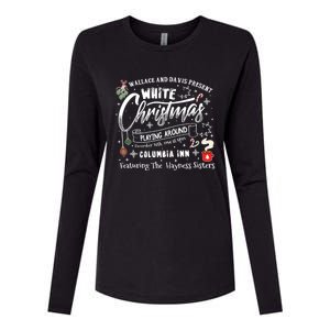 White Christmas Movie 1954 Xmas Song Haynes Sisters Xmas Womens Cotton Relaxed Long Sleeve T-Shirt