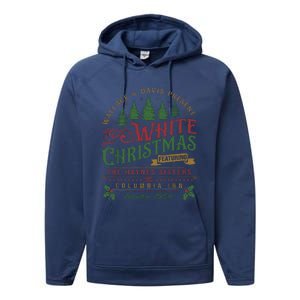 White Christmas Movie 1954 Xmas Song Haynes Sisters Xmas Performance Fleece Hoodie