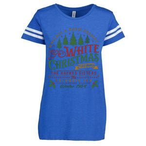 White Christmas Movie 1954 Xmas Song Haynes Sisters Xmas Enza Ladies Jersey Football T-Shirt