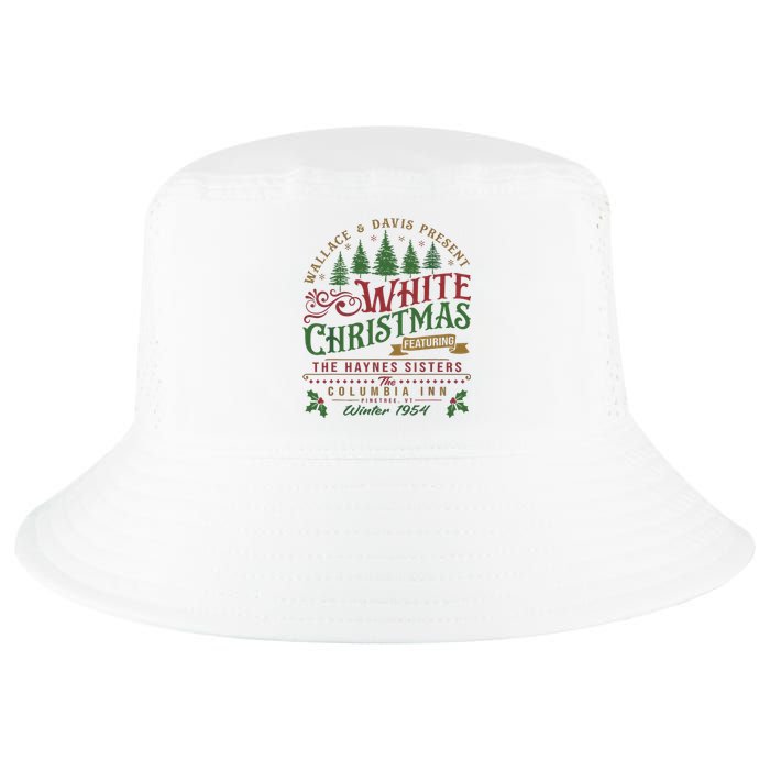 White Christmas Movie 1954 Xmas Song Haynes Sisters Xmas Cool Comfort Performance Bucket Hat