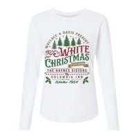 White Christmas Movie 1954 Xmas Song Haynes Sisters Xmas Womens Cotton Relaxed Long Sleeve T-Shirt