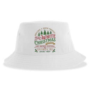 White Christmas Movie 1954 Xmas Song Haynes Sisters Xmas Sustainable Bucket Hat