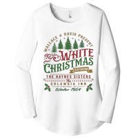 White Christmas Movie 1954 Xmas Song Haynes Sisters Xmas Women's Perfect Tri Tunic Long Sleeve Shirt