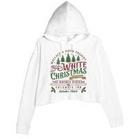 White Christmas Movie 1954 Xmas Song Haynes Sisters Xmas Crop Fleece Hoodie