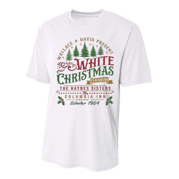 White Christmas Movie 1954 Xmas Song Haynes Sisters Xmas Performance Sprint T-Shirt