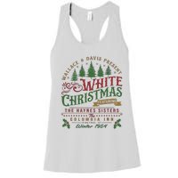 White Christmas Movie 1954 Xmas Song Haynes Sisters Xmas Women's Racerback Tank