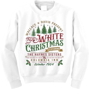 White Christmas Movie 1954 Xmas Song Haynes Sisters Xmas Kids Sweatshirt