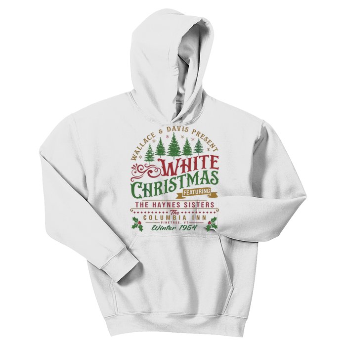 White Christmas Movie 1954 Xmas Song Haynes Sisters Xmas Kids Hoodie