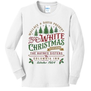 White Christmas Movie 1954 Xmas Song Haynes Sisters Xmas Kids Long Sleeve Shirt