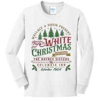 White Christmas Movie 1954 Xmas Song Haynes Sisters Xmas Kids Long Sleeve Shirt