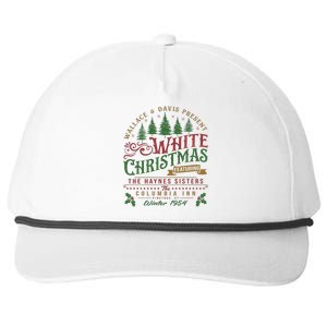 White Christmas Movie 1954 Xmas Song Haynes Sisters Xmas Snapback Five-Panel Rope Hat