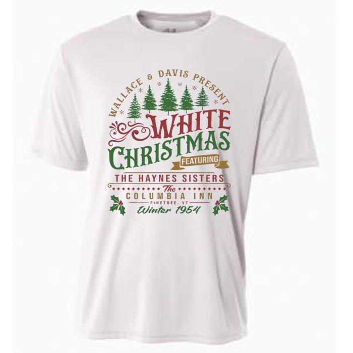 White Christmas Movie 1954 Xmas Song Haynes Sisters Xmas Cooling Performance Crew T-Shirt