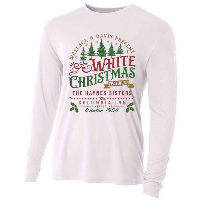 White Christmas Movie 1954 Xmas Song Haynes Sisters Xmas Cooling Performance Long Sleeve Crew