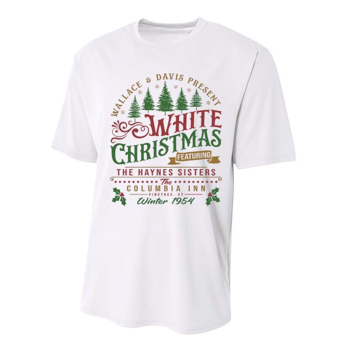 White Christmas Movie 1954 Xmas Song Haynes Sisters Xmas Performance Sprint T-Shirt