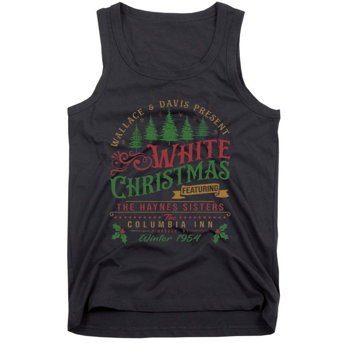 White Christmas Movie 1954 Xmas Song Haynes Sisters Xmas Tank Top