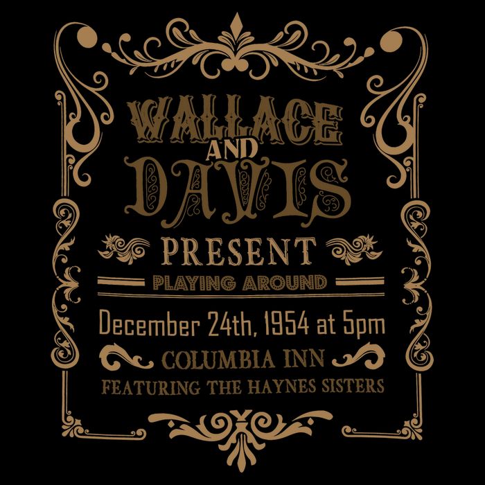 White Christmas Movie Wallace And Davis Present 16 in Basic Backpack
