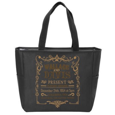 White Christmas Movie Wallace And Davis Present Zip Tote Bag