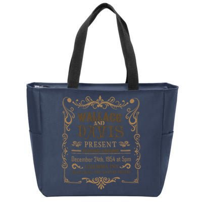 White Christmas Movie Wallace And Davis Present Zip Tote Bag