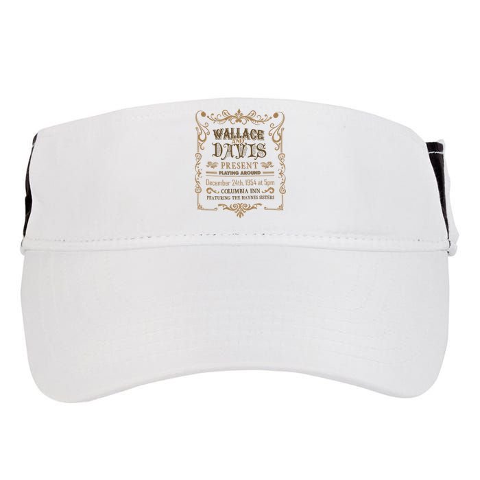 White Christmas Movie Wallace And Davis Present Adult Drive Performance Visor