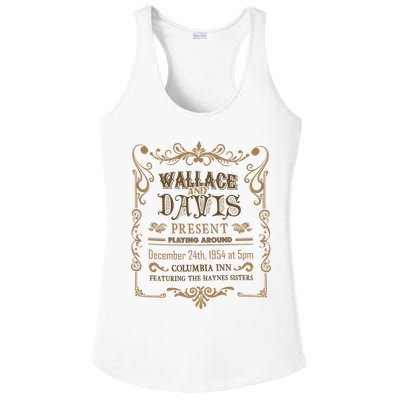 White Christmas Movie Wallace And Davis Present Ladies PosiCharge Competitor Racerback Tank