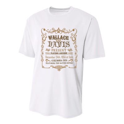 White Christmas Movie Wallace And Davis Present Youth Performance Sprint T-Shirt