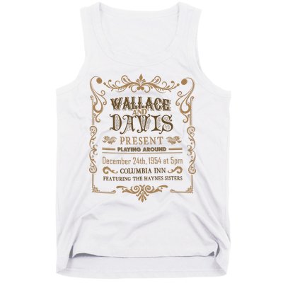 White Christmas Movie Wallace And Davis Present Tank Top
