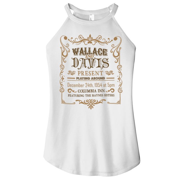 White Christmas Movie Wallace And Davis Present Women's Perfect Tri Rocker Tank