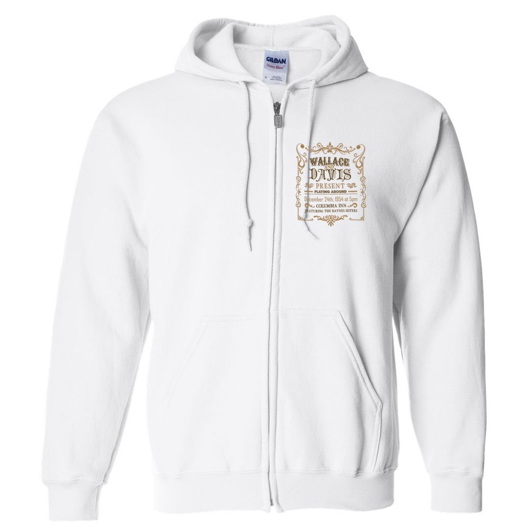 White Christmas Movie Wallace And Davis Present Full Zip Hoodie
