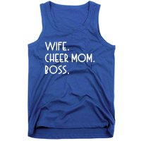 Wife Cheer Mom Boss Cheerleading Cool Gift Tank Top